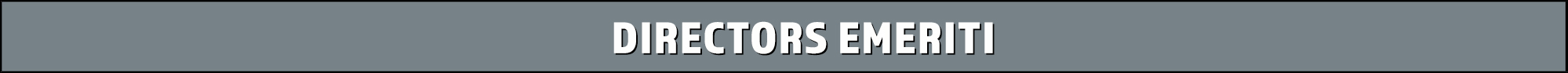 Directors Emeriti